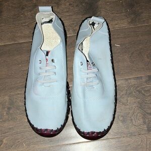 OY brand moccasin Style Gray Women's Shoes size 44 fits like US women’s 11